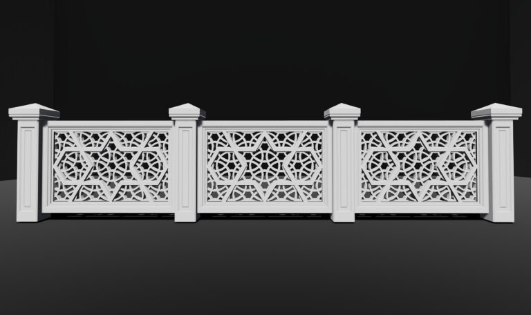 Beton Korkuluk 3D